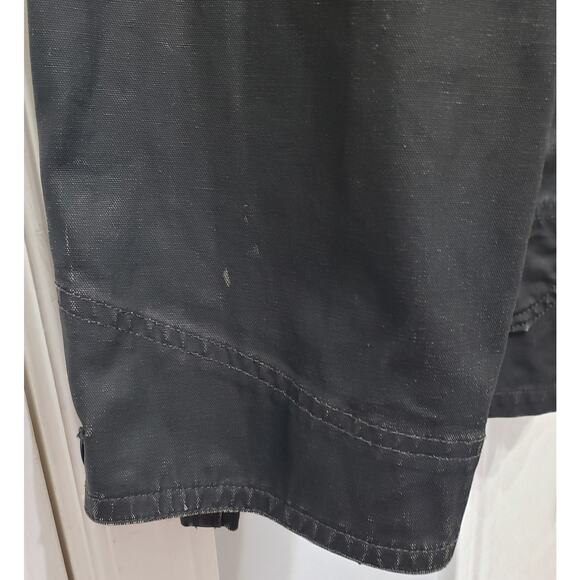 G-STAR Chore Worker Jacket Field Coat Waxed Canvas Black Men's Large - Picture 11 of 16